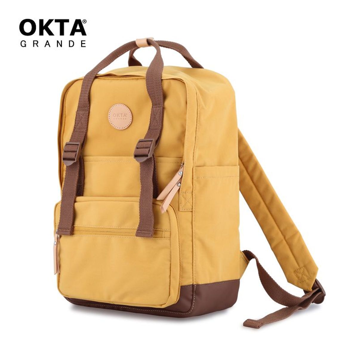 HIMAWARI - Himawari - Mochila escolar o de viaje porta Laptop - Amarillo