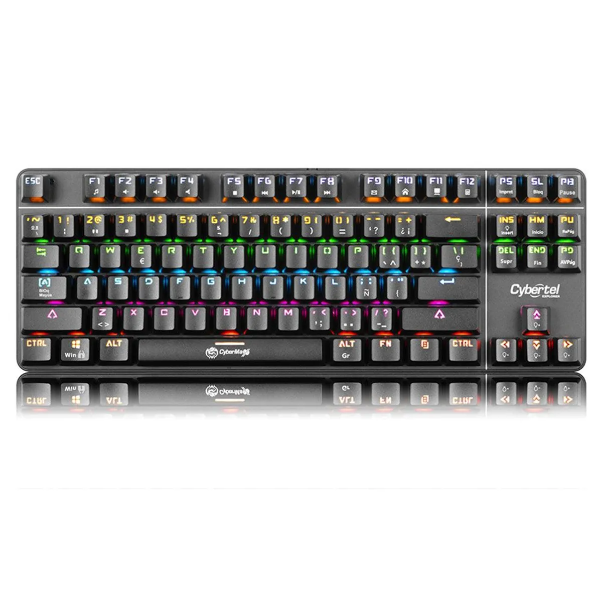 CYBERTEL - Teclado Mecánico Cybertel Explorer CBX GK1002 Rainbow LED