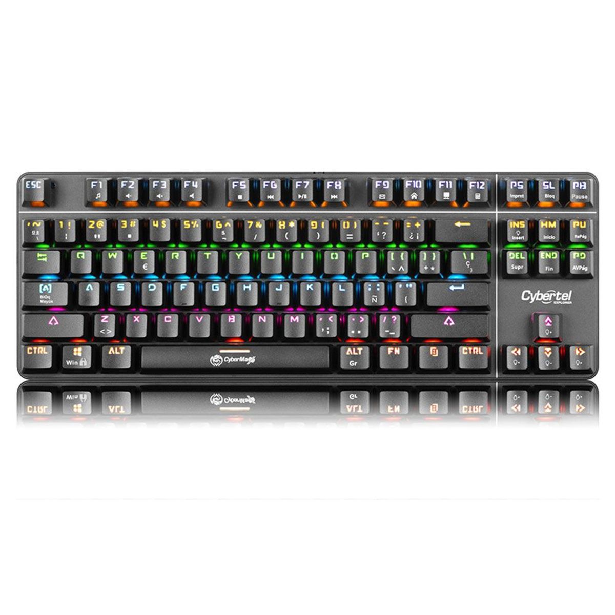 CYBERTEL - Teclado Mecánico Cybertel Explorer CBX GK1002 Rainbow LED