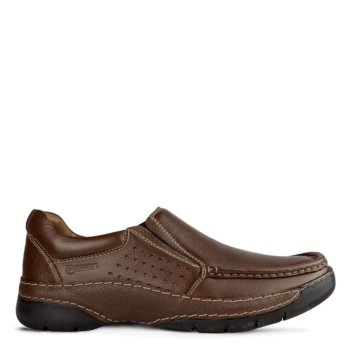 HAWERL - Zapato Confort Casual Hombre H515 Marrón