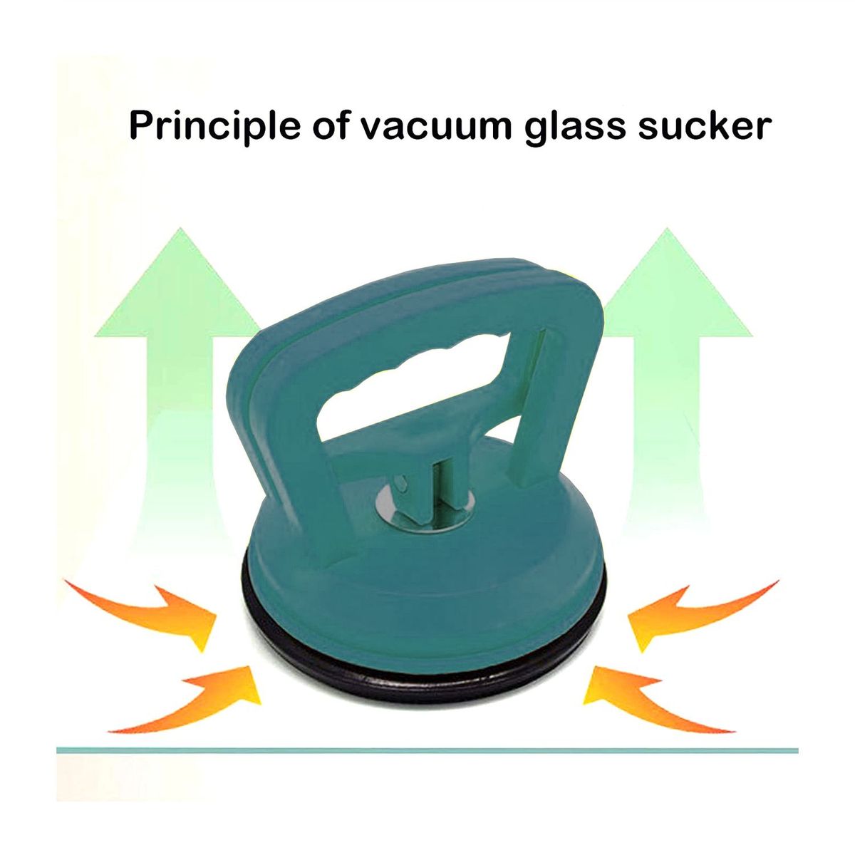 TOTAL TOOLS - VENTOSA DE SUCCIÓN 25KG SOPAPA MANGO DE ABS 115MM TOTAL - TSP01251