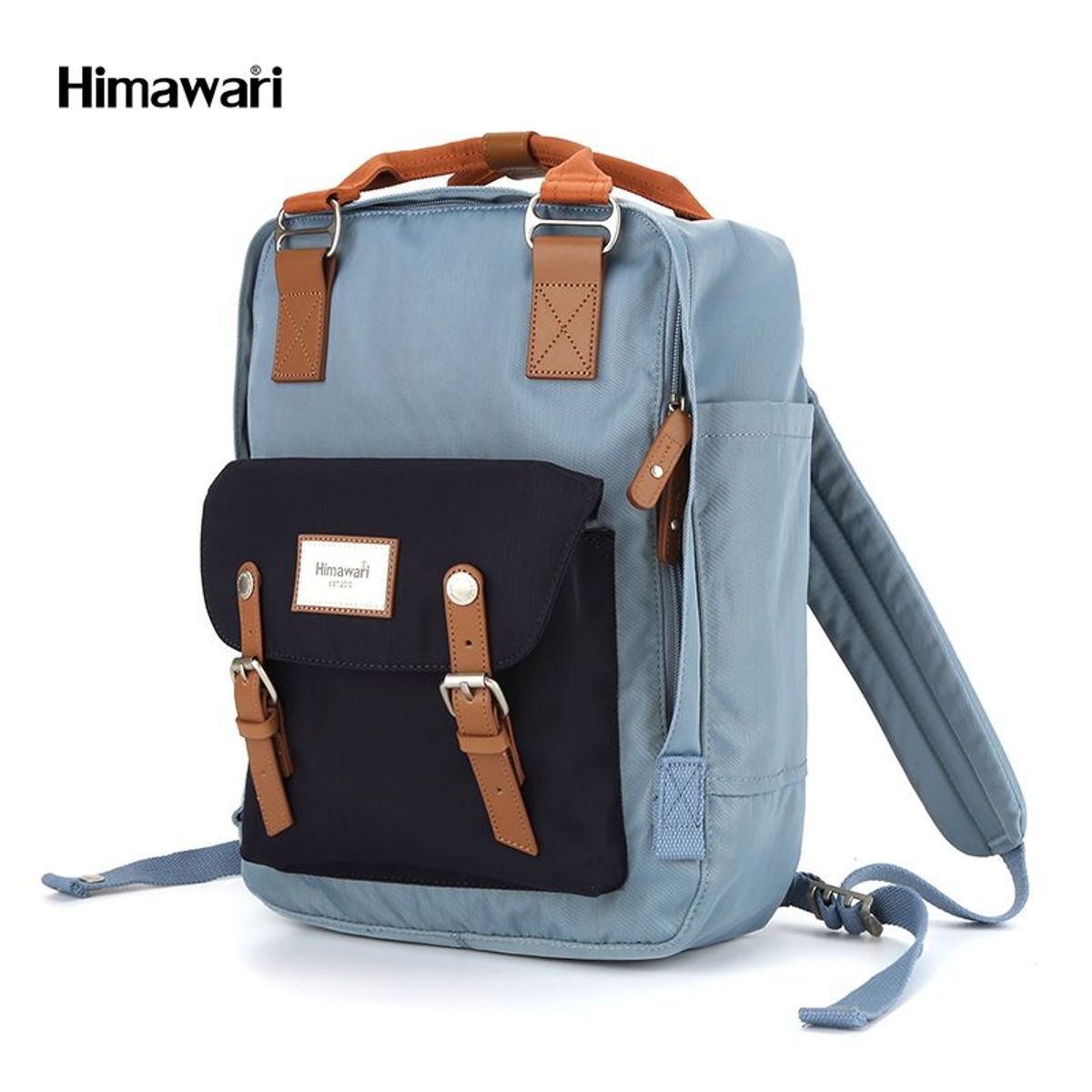 HIMAWARI - Himawari - Mochila para portátil Buttercup de 14 " - Celeste