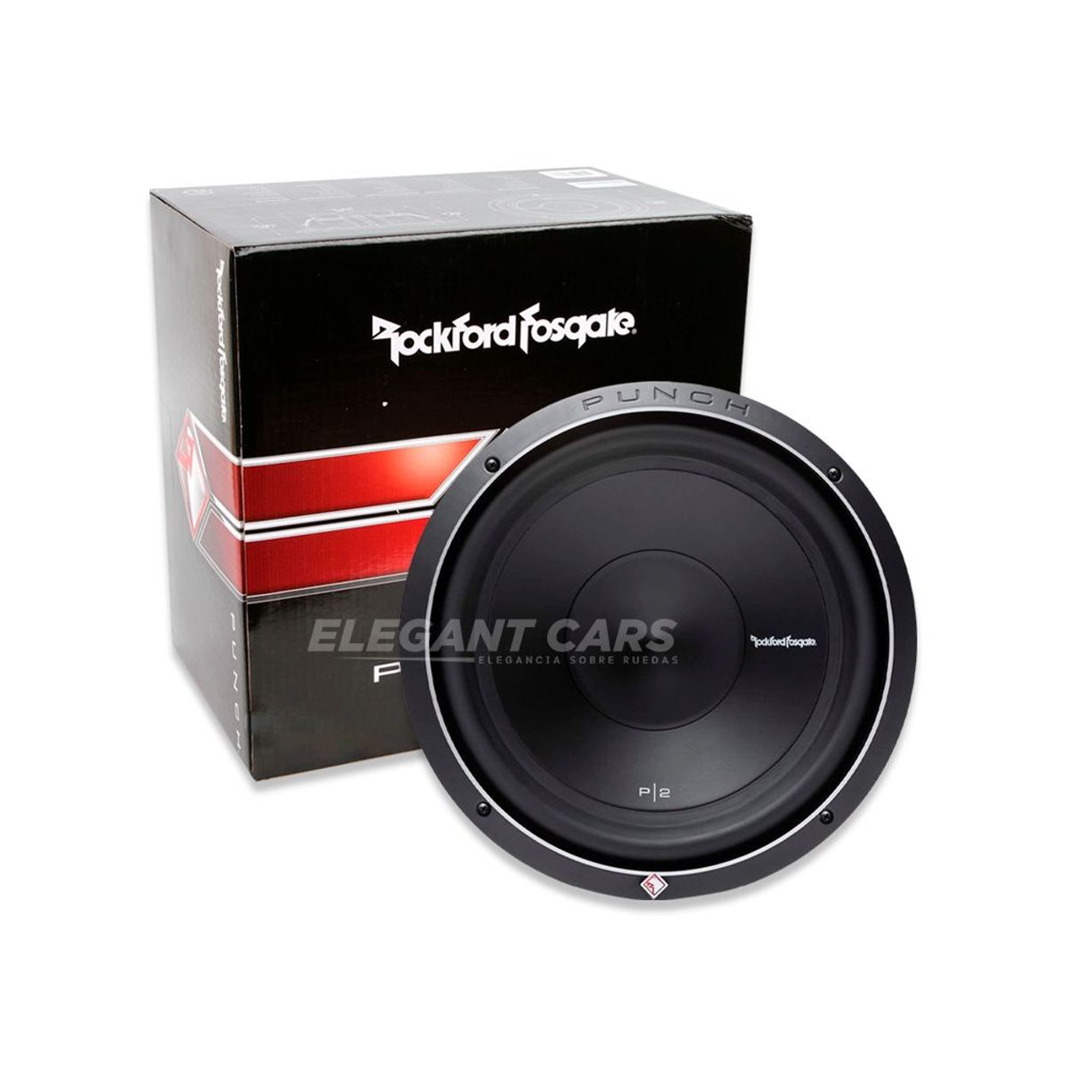 ROCKFORD FOSGAPE - Subwoofer Bass 12 Rockford Fosgate P2d4-12 Alta Gama