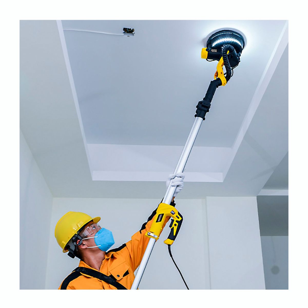 INGCO TOOLS - LIJADORA DE PARED TECHO 1050W DRYWALL PINTA ASPIRADORA INGCO POLOS