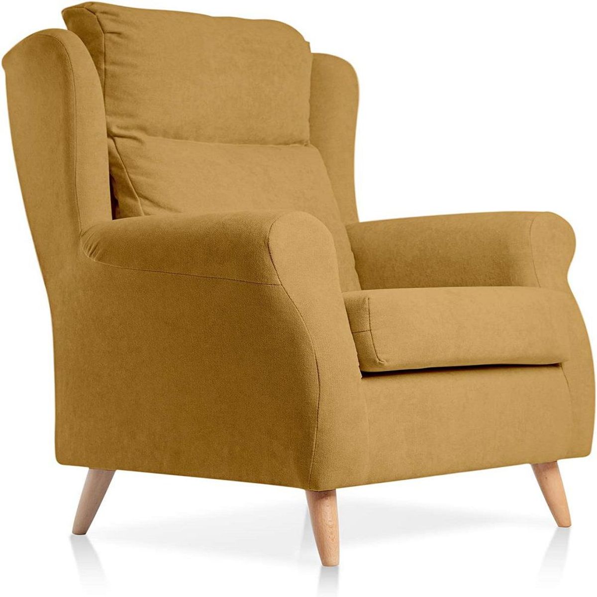 DMUEBLES - DMuebles Sillon Zaven Amarillo