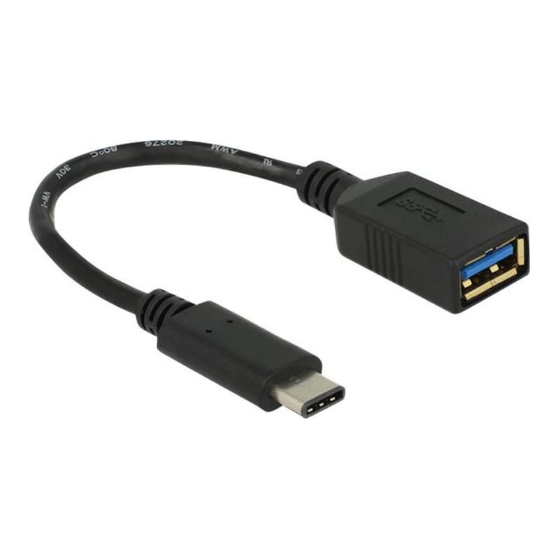 GENERICO - Adaptador USB tipo C a USB tipo A Celular Computad