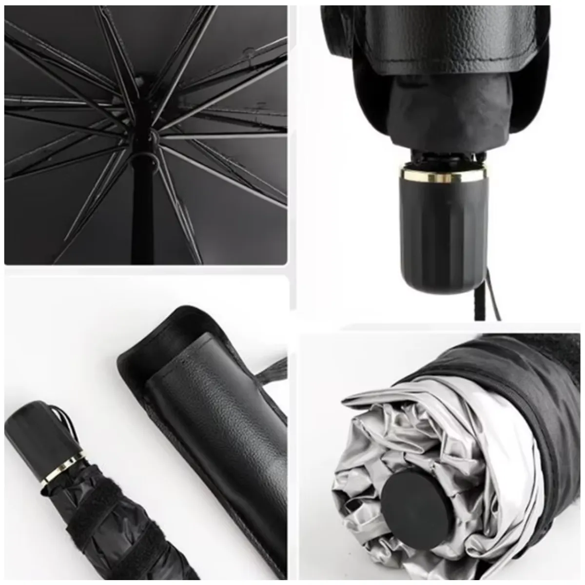 INSPIRA MARKET - Sombrilla plegable para auto para proteccion UV