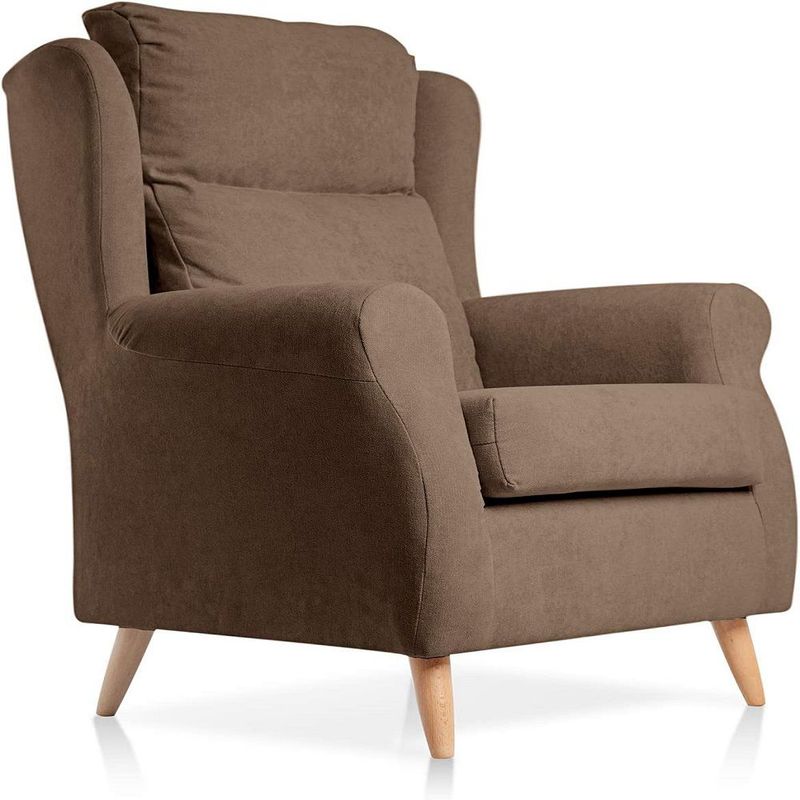 DMUEBLES - DMuebles Sillon Zaven Marrón