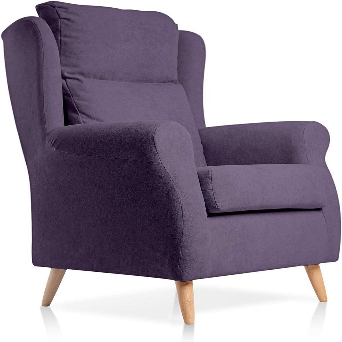 DMUEBLES - DMuebles Sillon Zaven Morado