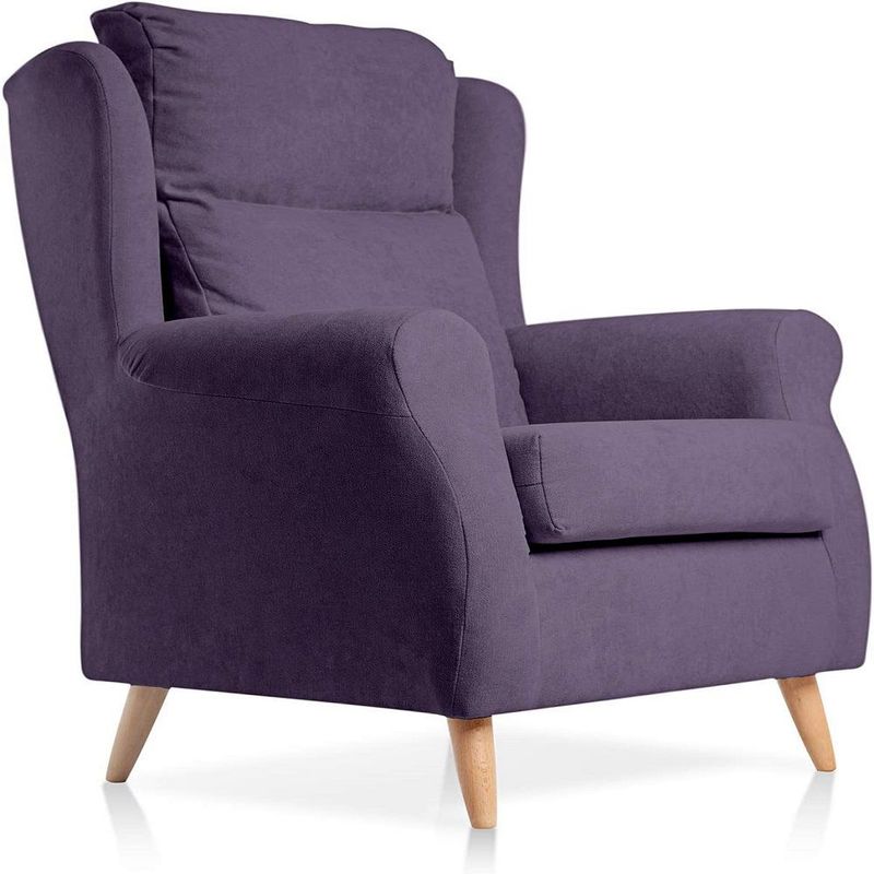DMUEBLES - DMuebles Sillon Zaven Morado