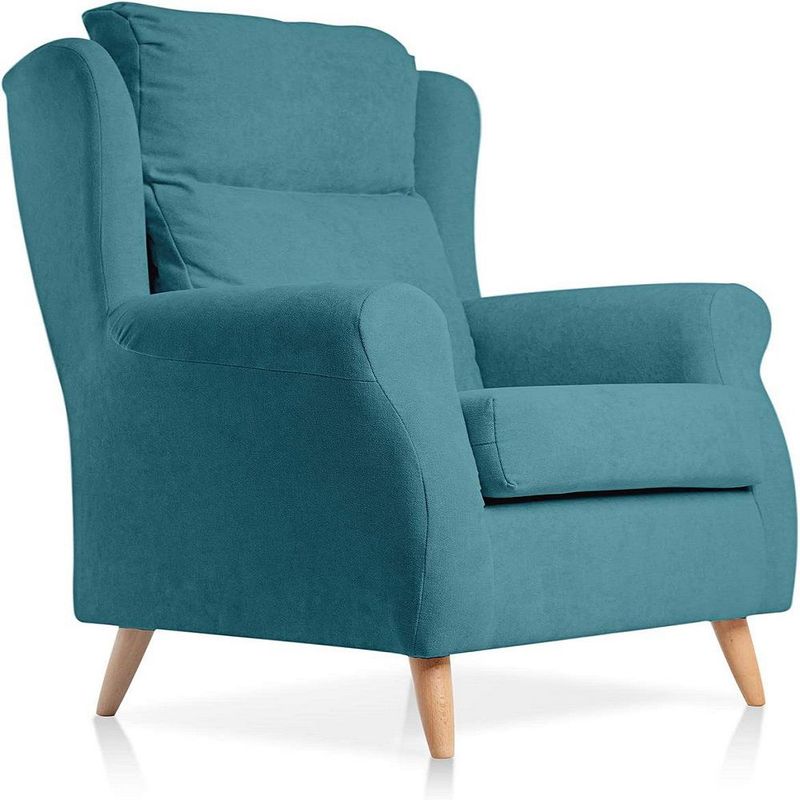 DMUEBLES - DMuebles Sillon Zaven Turquesa