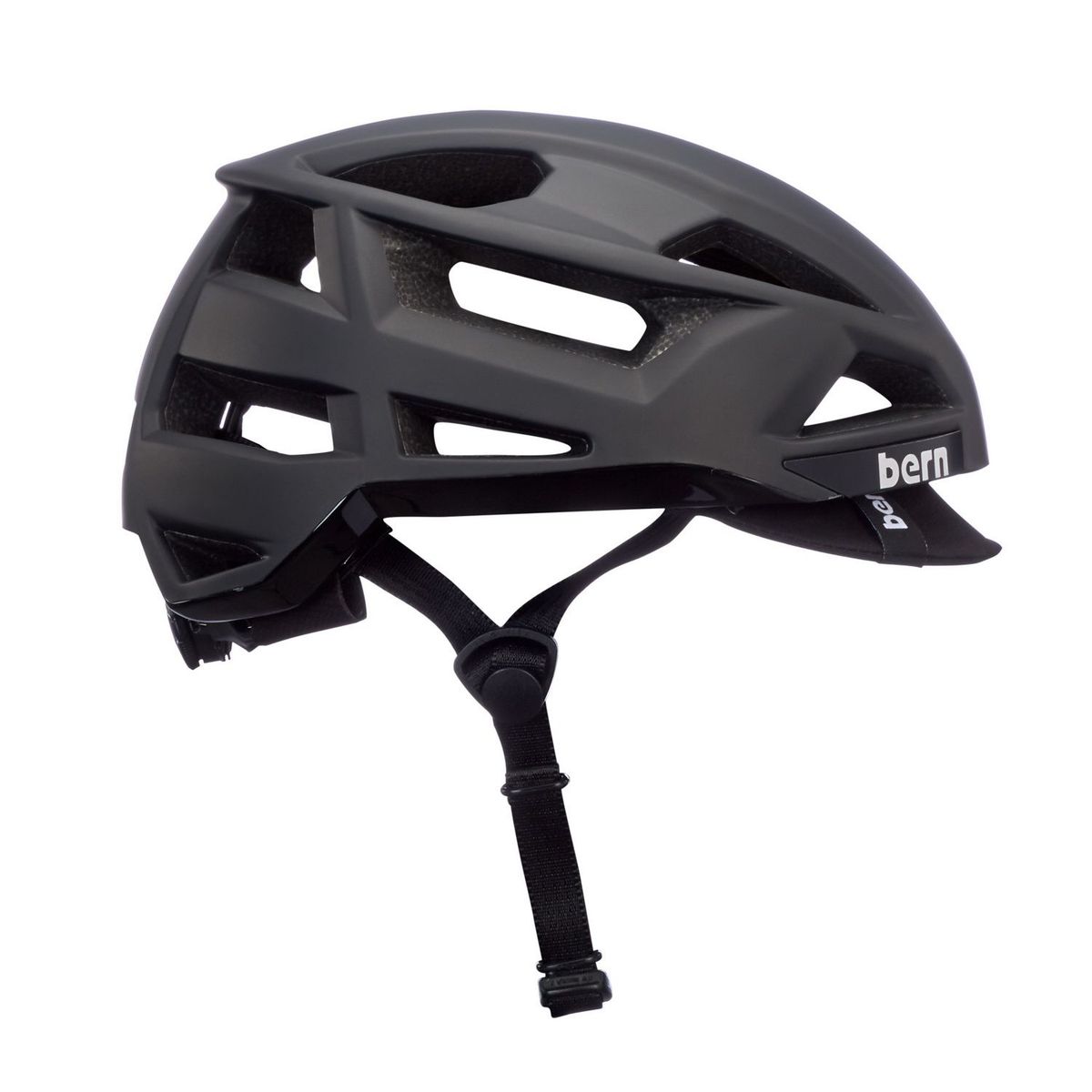 BERN - Casco para bicicleta Bern FL1 Pave Matte Black Talla M