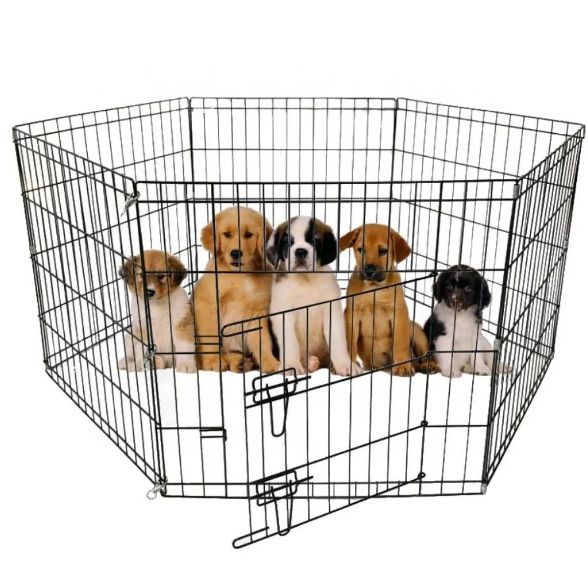 GENERICO - REJA MASCOTAS 60x60cm x 6 PIEZAS