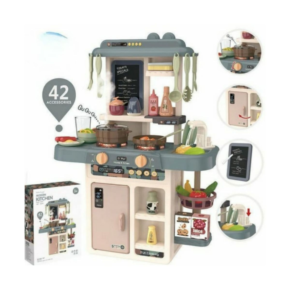 GENERICO - Set juegos de cocina de 42 piezas