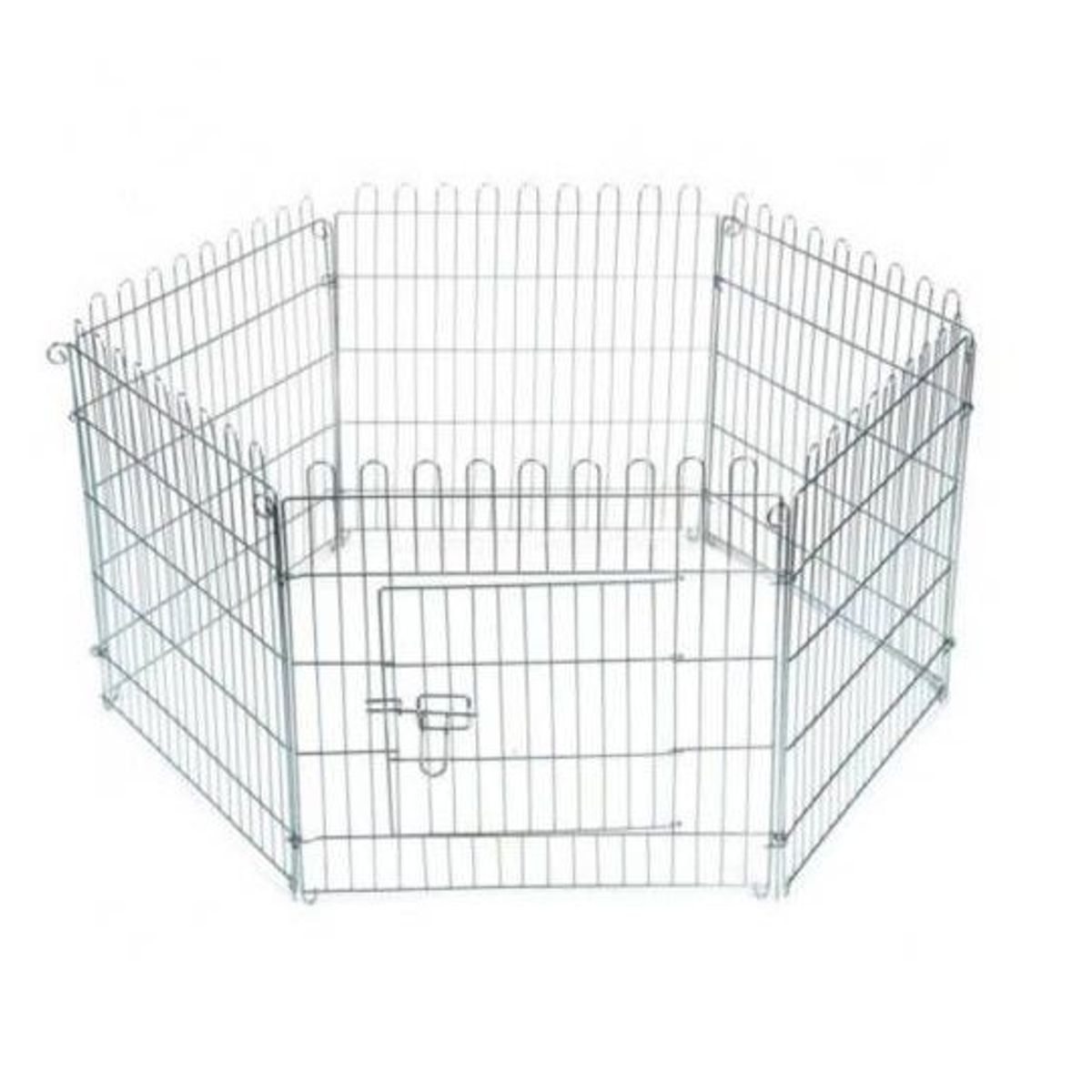 GENERICO - REJA JAULA MASCOTA 60x60cm x 6 PIEZAS