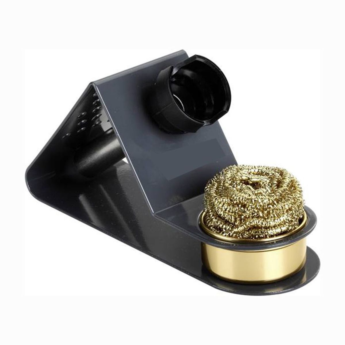 OPALUX - Soporte para cautin con limpiador de puntas metálico