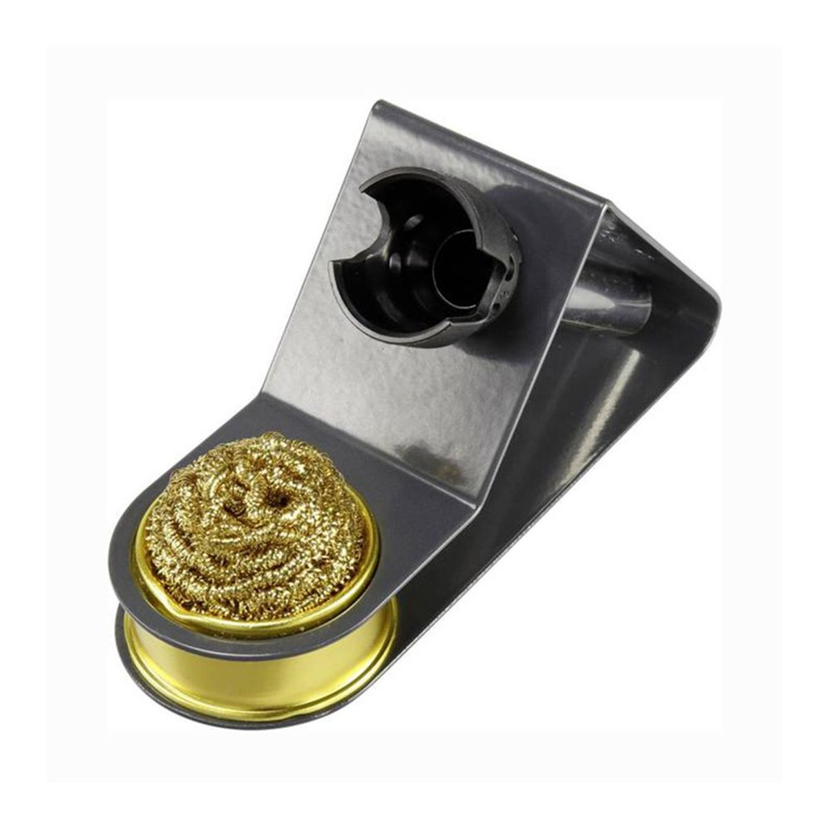 OPALUX - Soporte para cautin con limpiador de puntas metálico