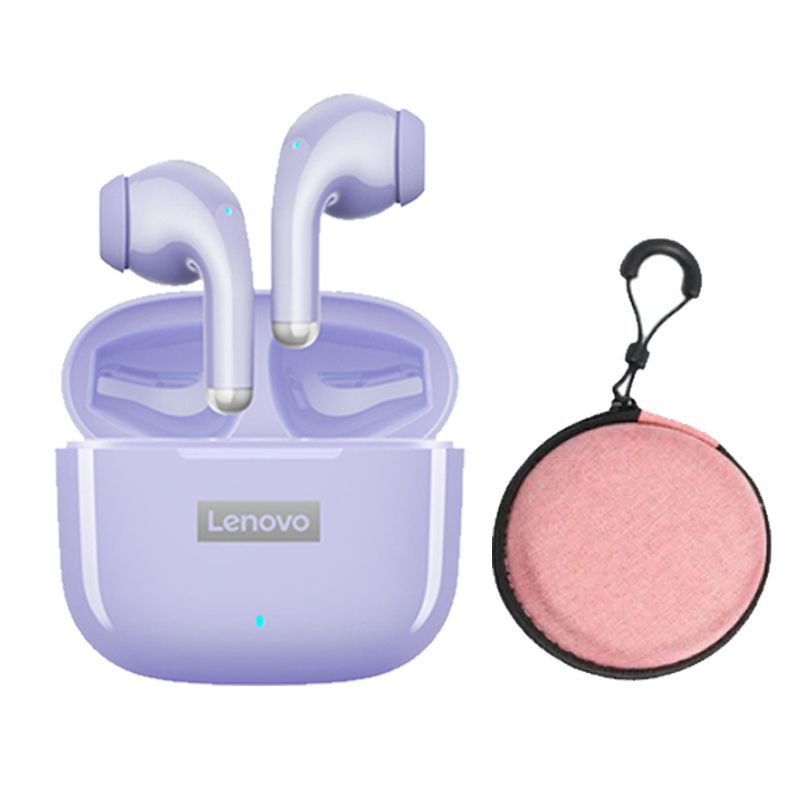 LENOVO - Lenovo LP40 Pro De TWS-Purple Headphones y Storage Bag-Rosa