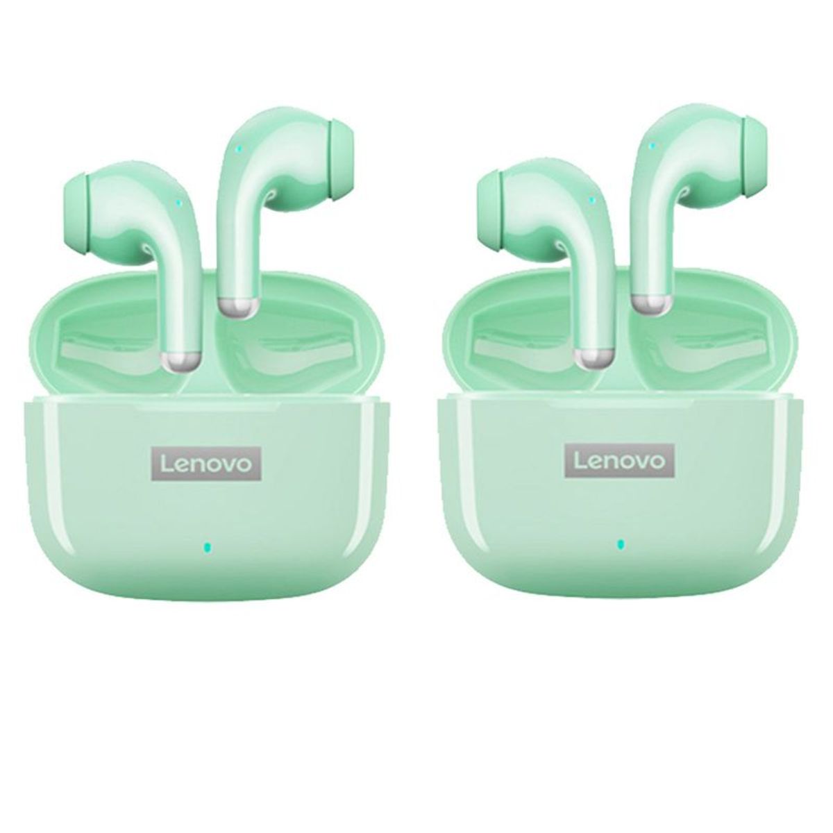 LENOVO - Set 2 De Audífonos Lenovo LP40 Pro    Bluetooth 5.1-Verde