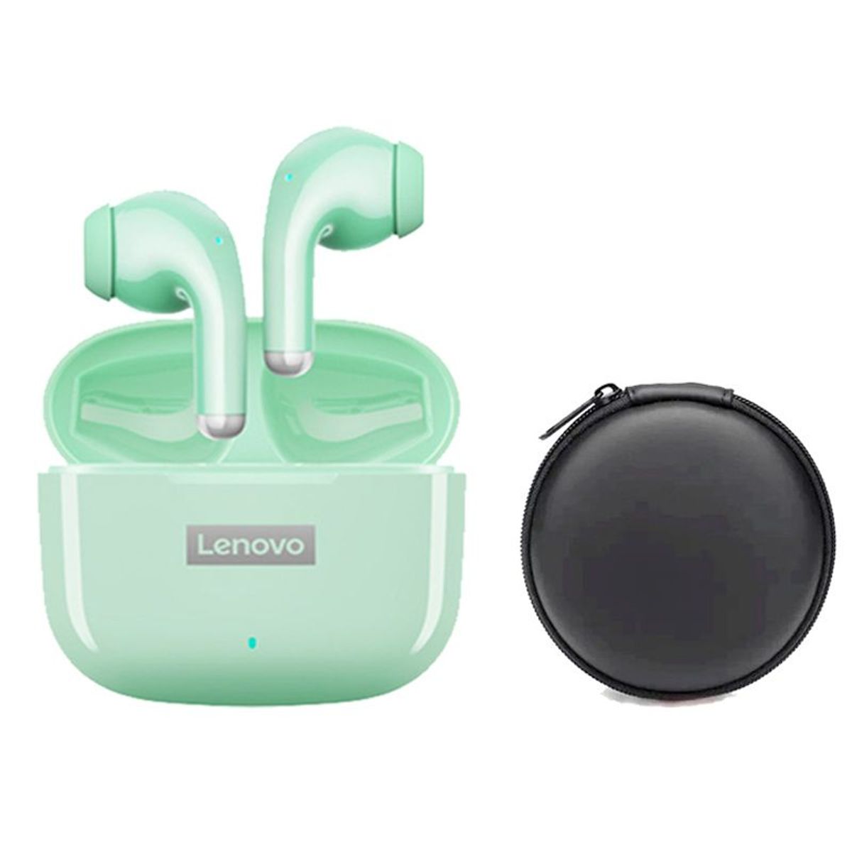 LENOVO - Lenovo LP40 Pro De Audífonos-Green TWS y Bolsa-Negro