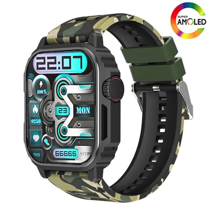TOUMI - Reloj Inteligente Toumi GT-W Pro Bluetooth Smartwatch  2.1 Amoled