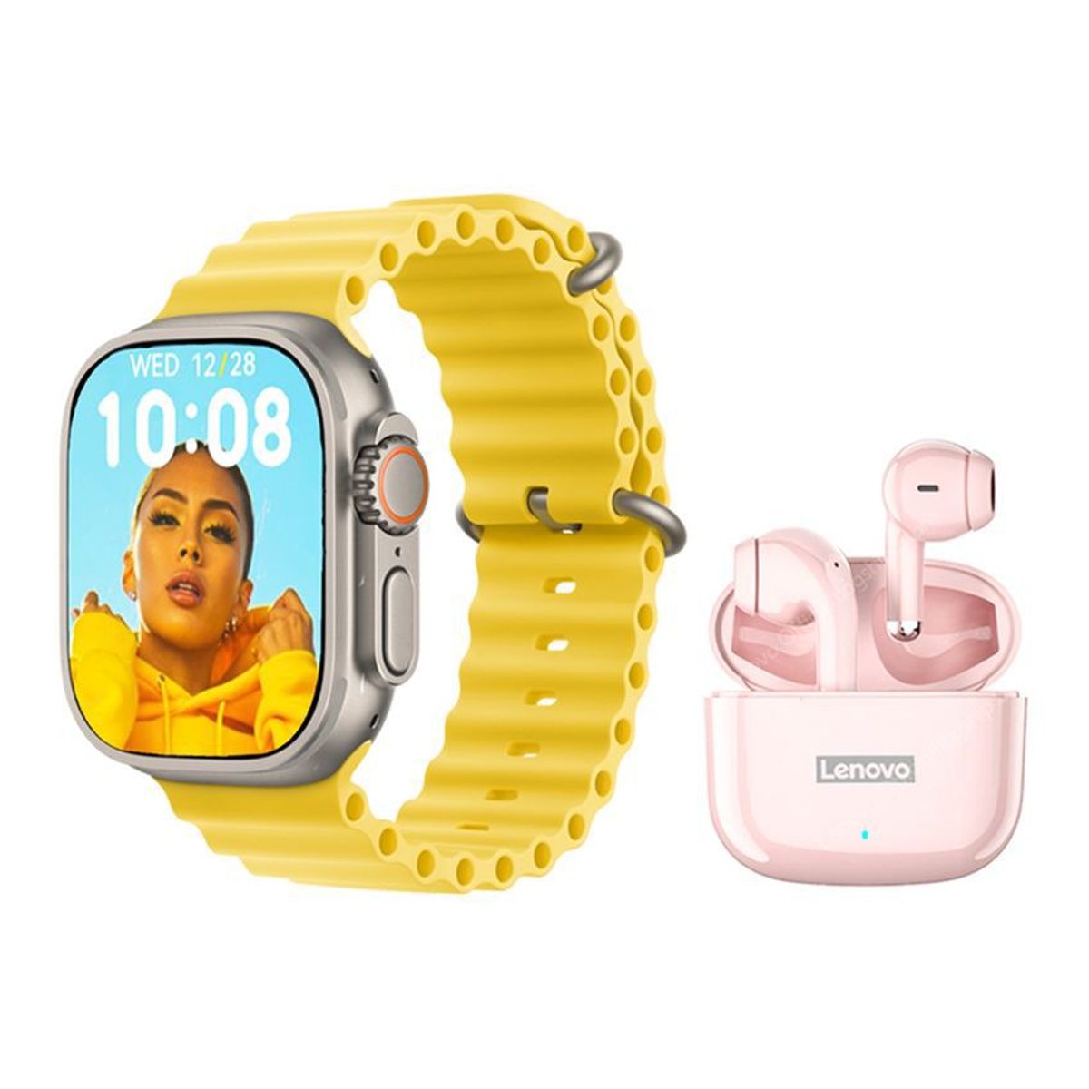 LENOVO - Lenovo LP40 Pro De Audífonos y Watch S8 Ultra Reloj inteligente