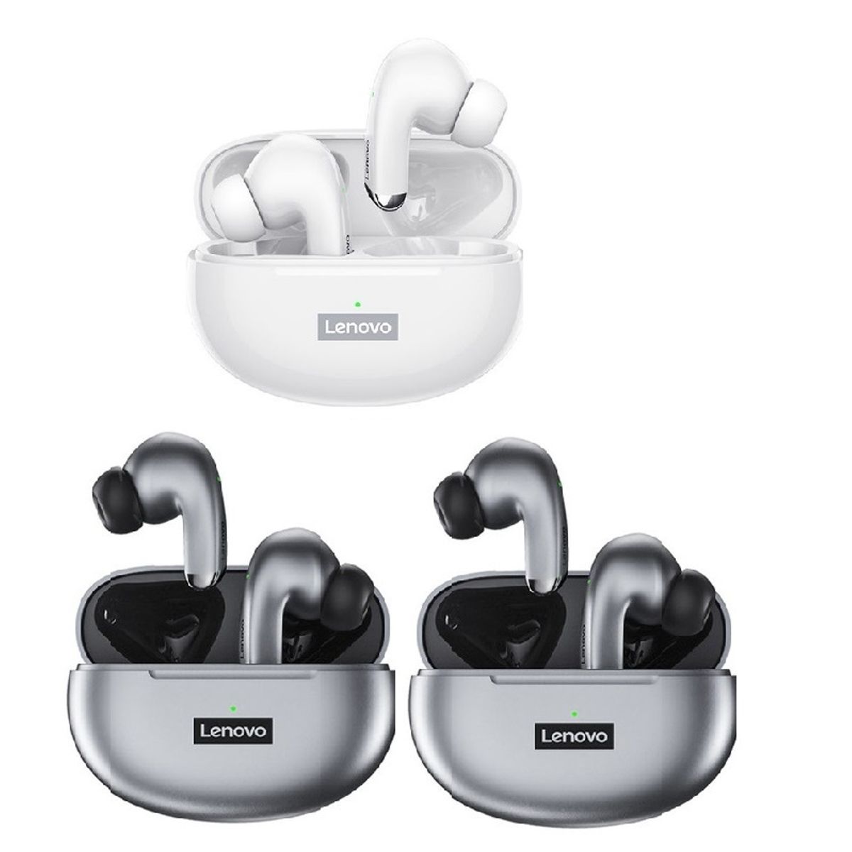 LENOVO - Set 3 De Audífonos Inalámbrico Lenovo LP5