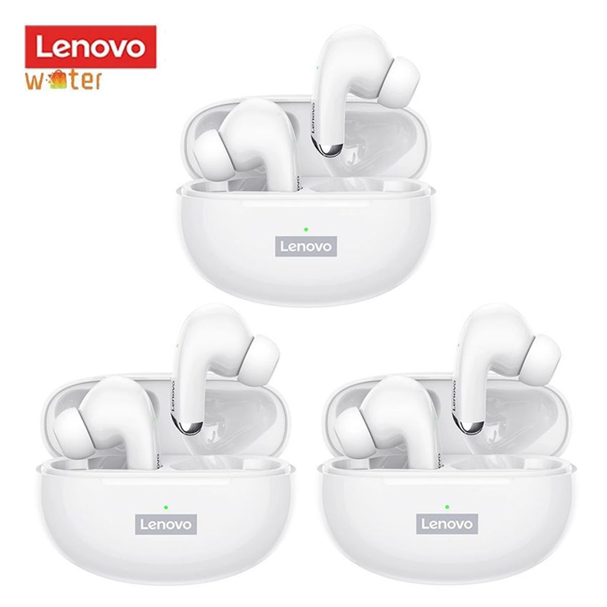 LENOVO - Set 3 De Audífonos Inalámbrico Lenovo LP5