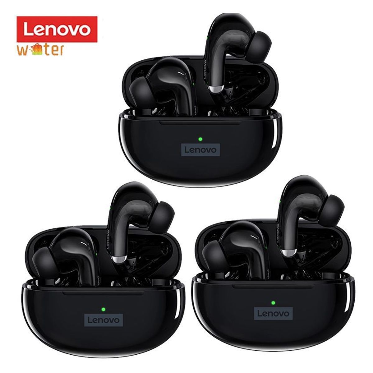 LENOVO - Set 3 De Audífonos Inalámbrico Lenovo LP5