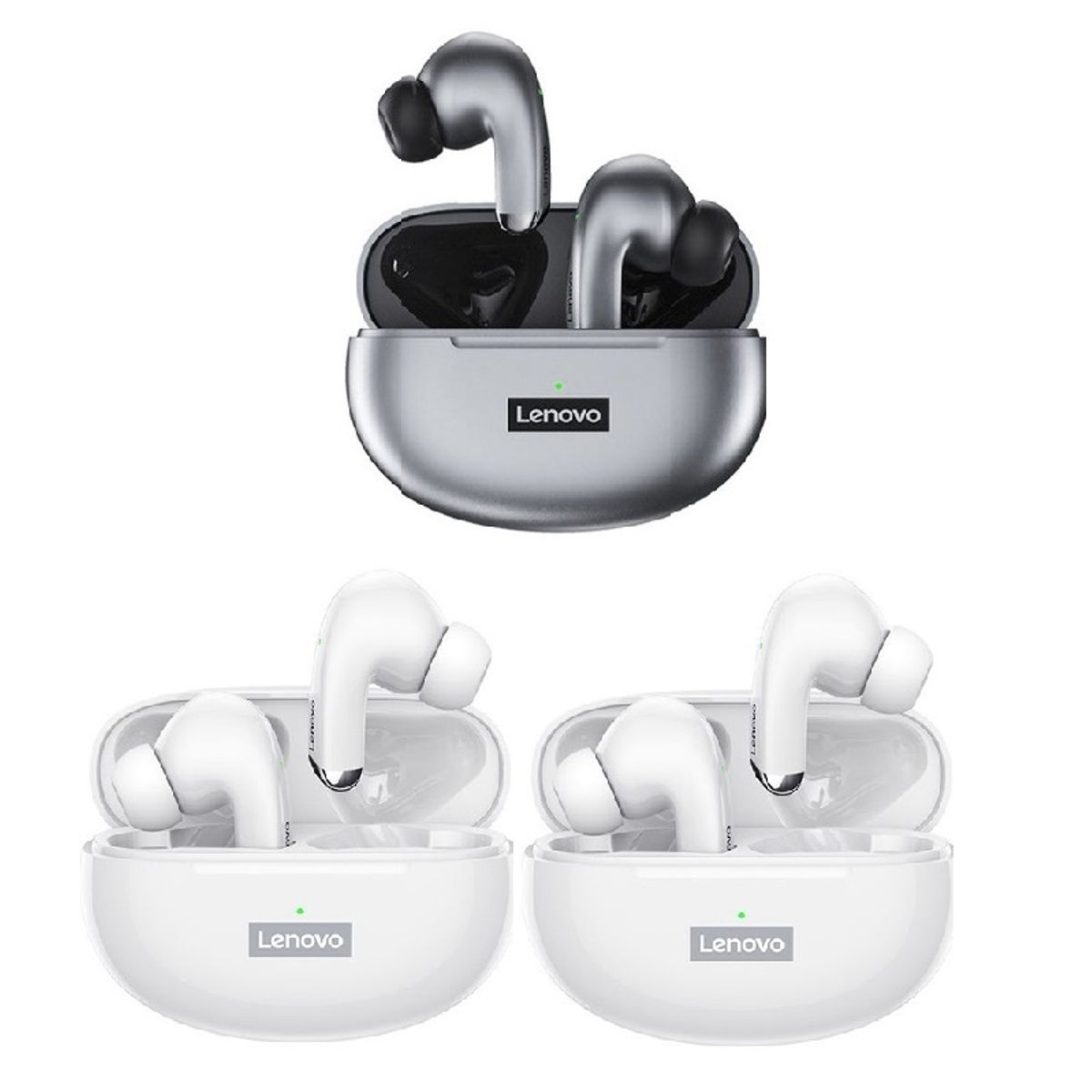 LENOVO - Set 3 De Audífonos Inalámbrico Lenovo LP5