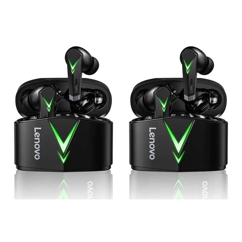 LENOVO - Set 2 De Lenovo Audifonos LP6 Gaming  - Negro