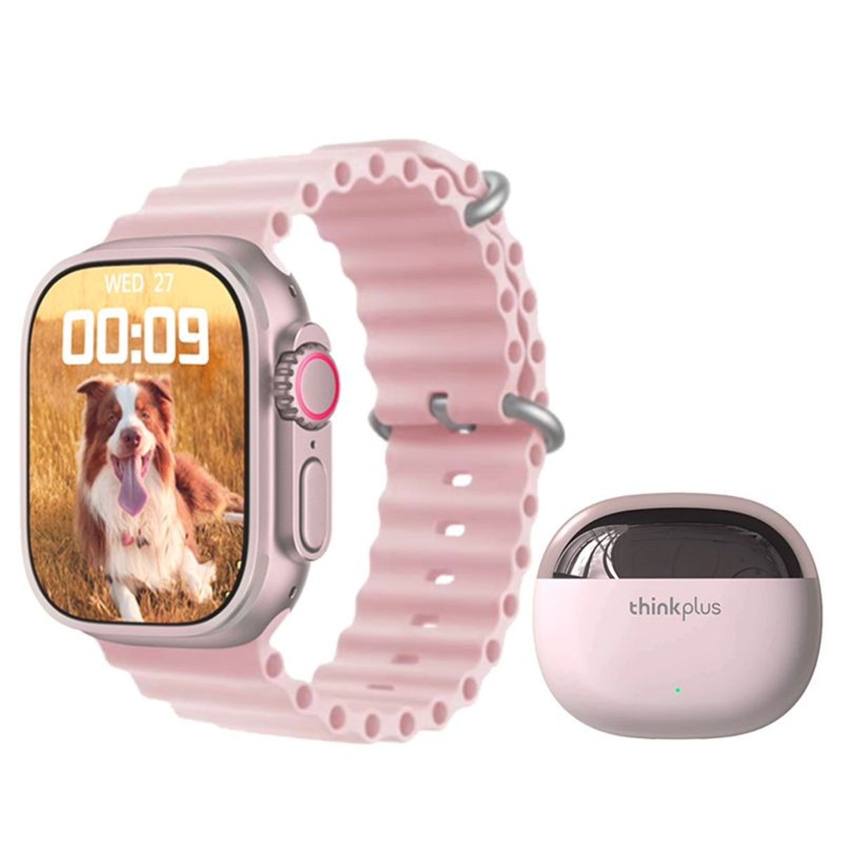 LENOVO - Lenovo X15 PRO De Audífonos y Toumi Watch S8 Ultra-Rose