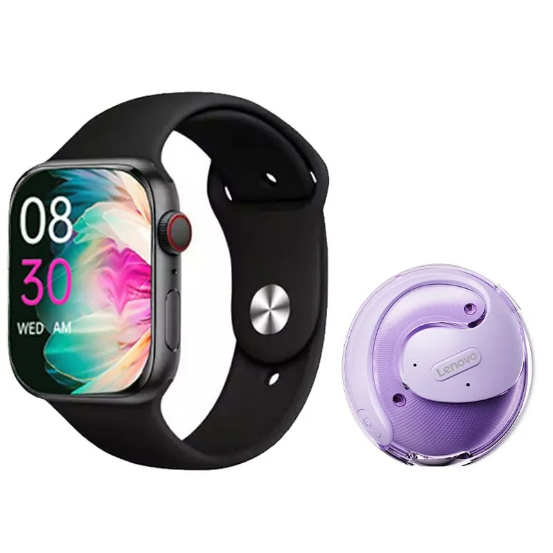 LENOVO - Audífonos Lenovo X15 PRO-Morado y Toumi S9 Pro-B Reloj inteligente