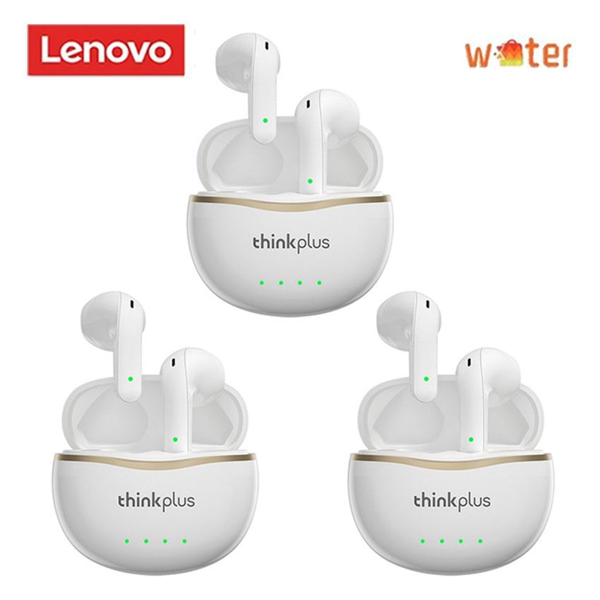 LENOVO - Set 3 De  Audífonos Lenovo X16  Tws Audífonos Bluetooth 5.2 Earphone