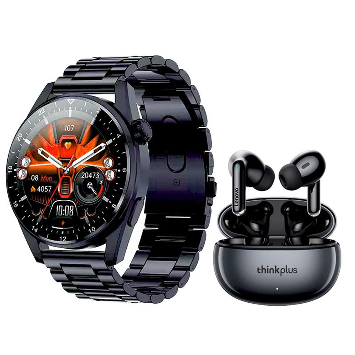 LENOVO - Audífonos Lenovo XT88 Tws Audífonos y Toumi Watch GT-X2 Pro