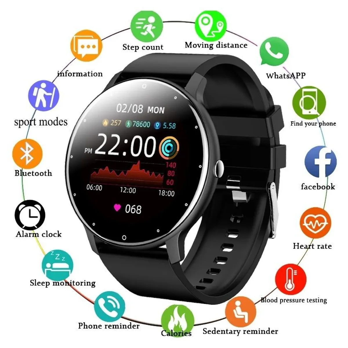 LENOVO - Audífonos Lenovo XT90 Tws y Toumi Fit 2 watch Reloj inteligente