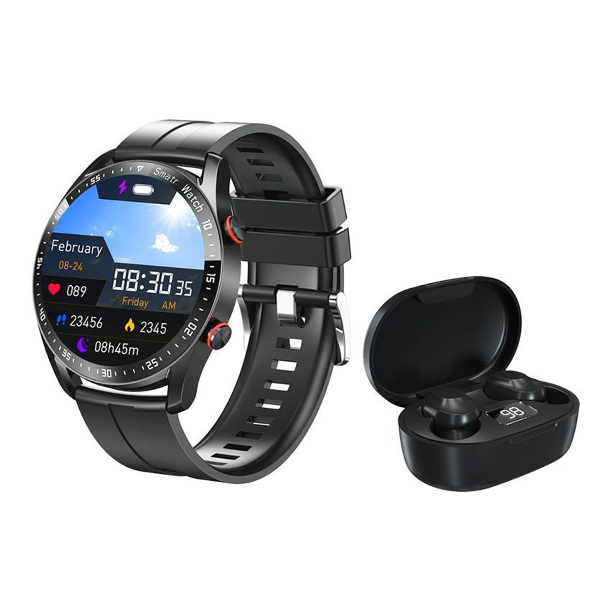 LENOVO - Lenovo XT91 De Audífonos TWS y Toumi watch GT-X Reloj inteligente