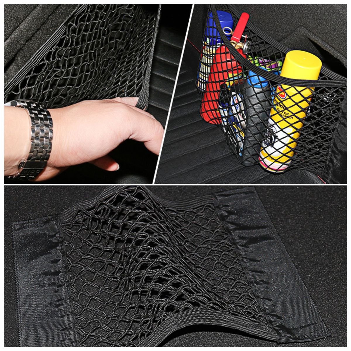 GENERICO - Malla Organizadora para Maletera de Autos  25 x 40cm