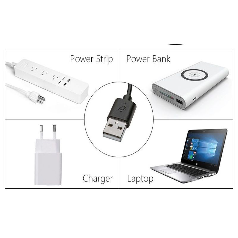 GENERICO - Tira Luz Led Rgb 5050 Usb Tv Pc - con Control Remoto