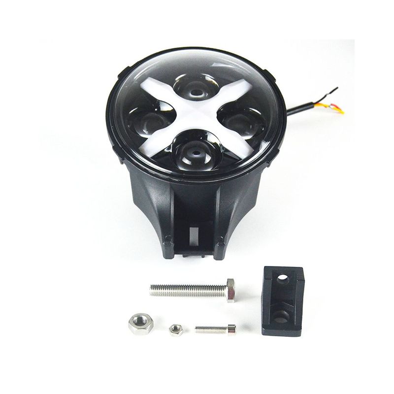 GENERICO - Faro Led Redondo Xmen Blanco luz Diurna Auto-camioneta