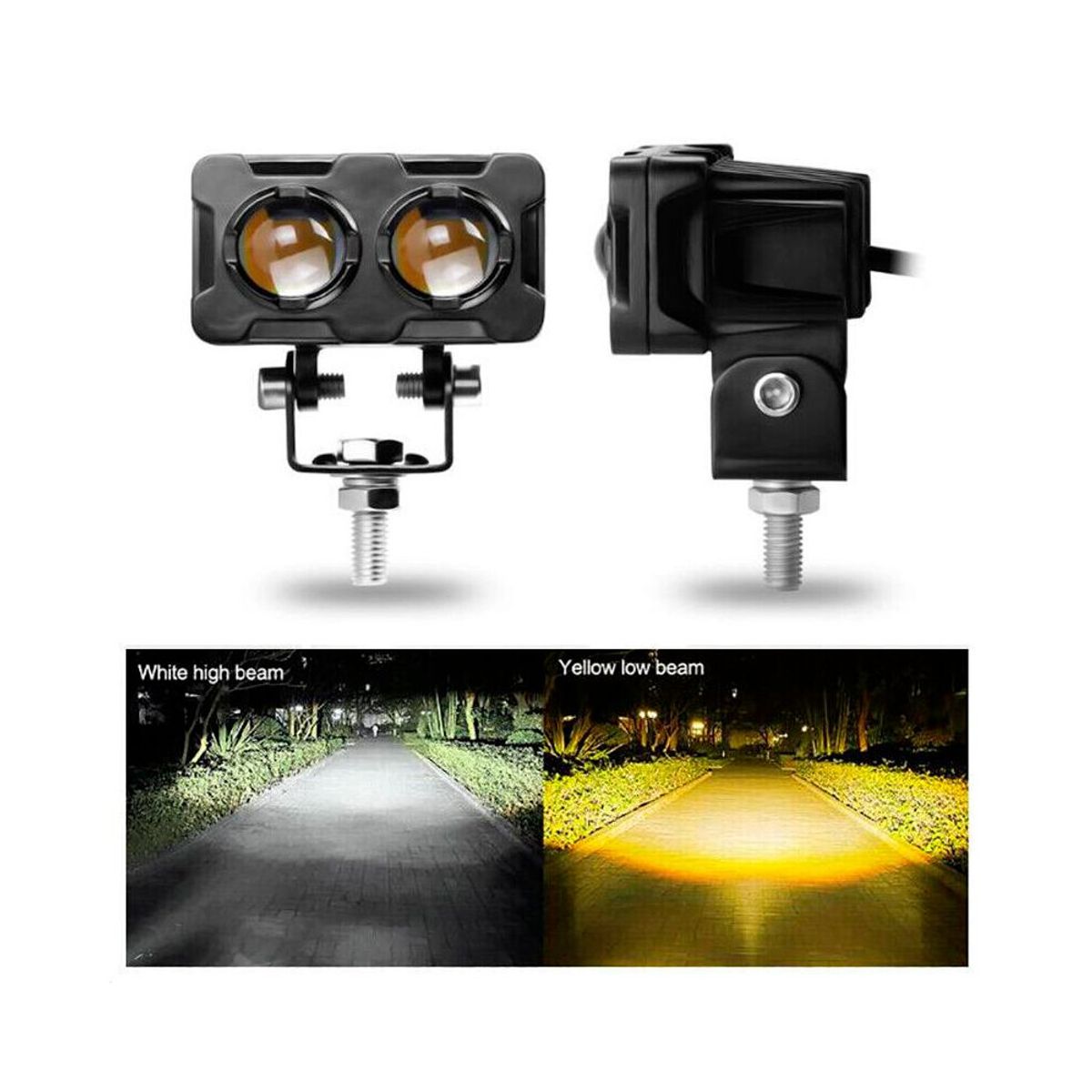 GENERICO - Faro Led Neblinero Explorador Dual Alta Potencia Auto  Moto