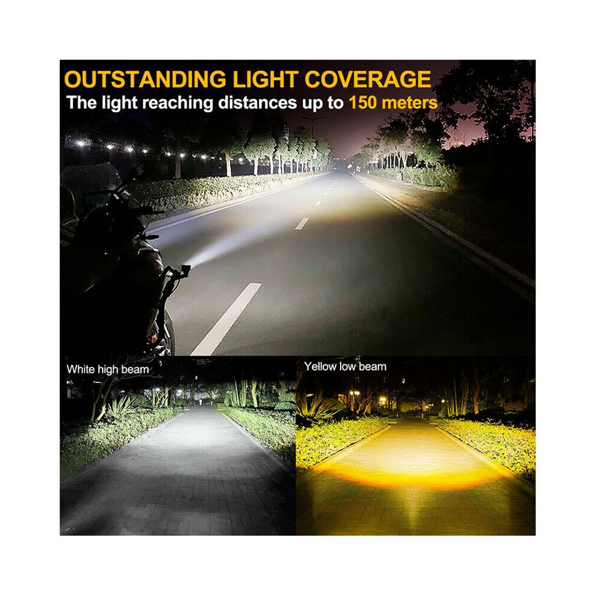 GENERICO - Faro Led Neblinero Explorador Dual Alta Potencia Auto  Moto