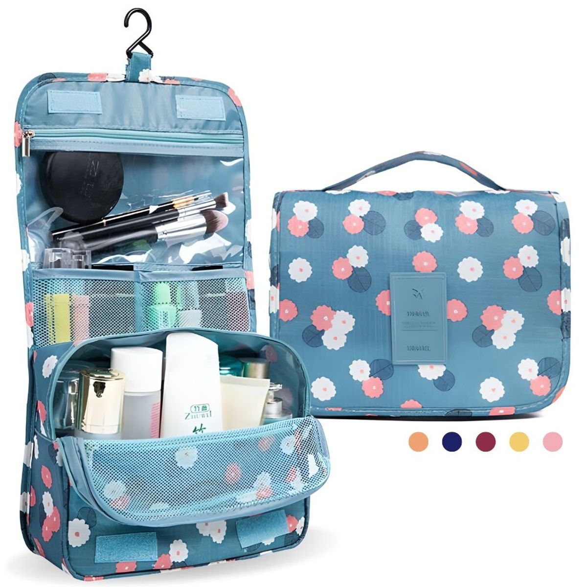 MINARI - Neceser de Maquillaje Bolsa Cartera de Viaje 151N - color aleatorio