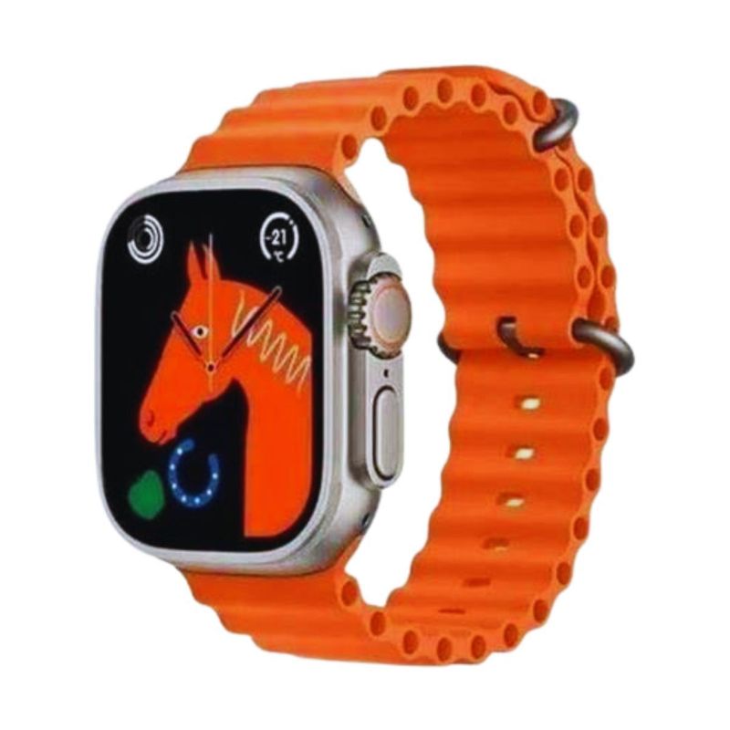 GENERICO - CORREA OCEAN PARA SMARTWATCH Y APPLEWATCH 42 A 49MM NARANJA