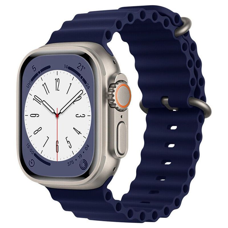 GENERICO - CORREA OCEAN PARA SMARTWATCH Y APPLEWATCH 42 A 49MM AZUL