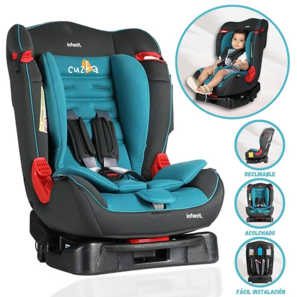 INFANTI - Silla para Auto Infanti «CRUISER» GREEN