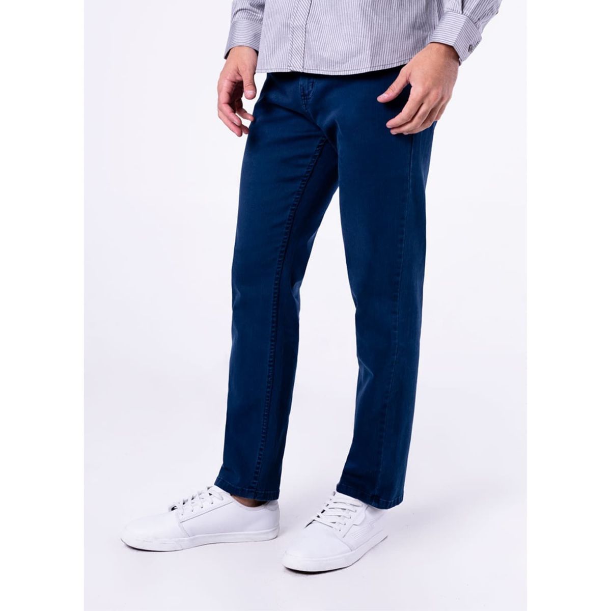 Pionier - Pantalon Clasico Drill Stretch Beckham New. Hombre