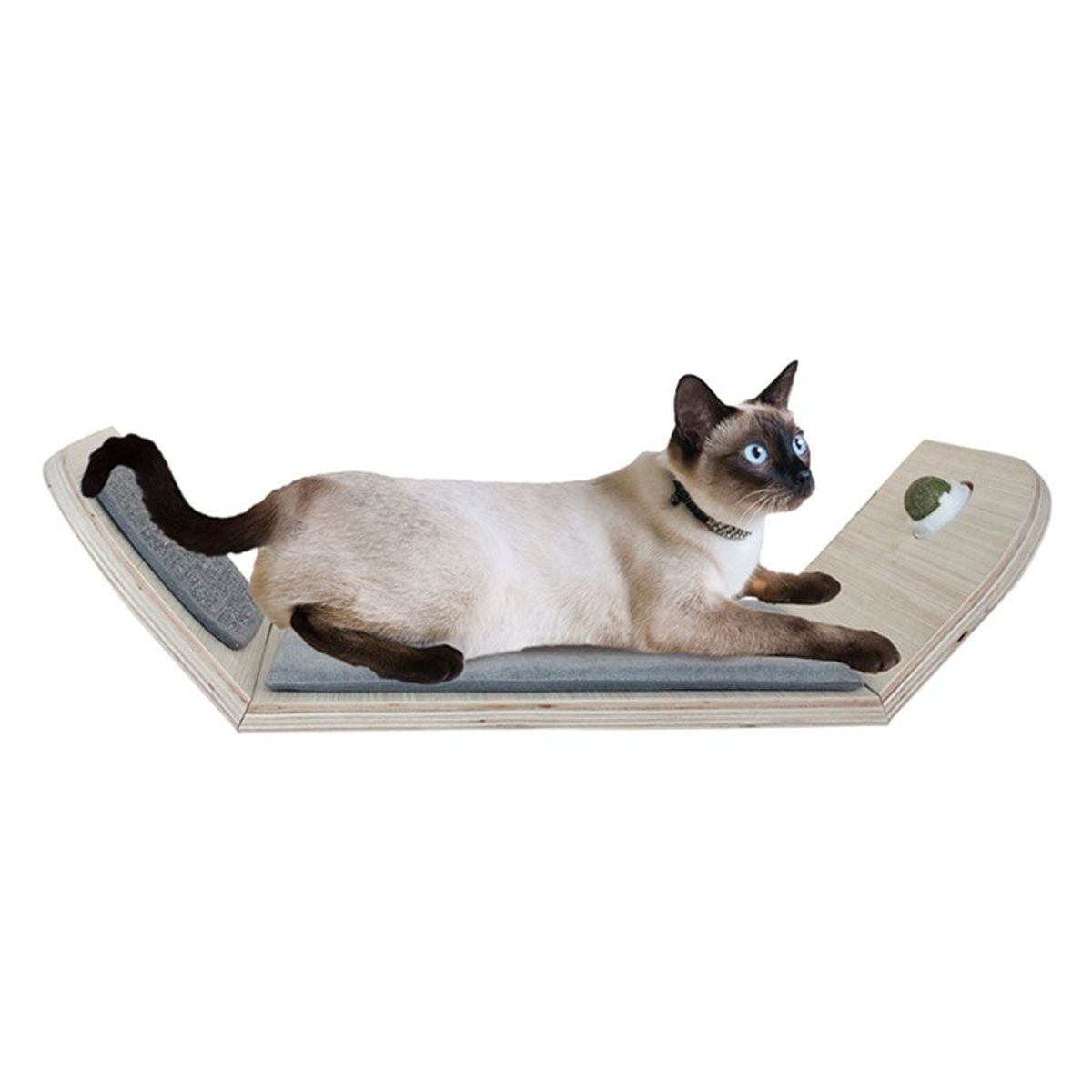 ALL FOR PAWS - Skywalk  Rascador cama con pelota de Catnip para Gatos