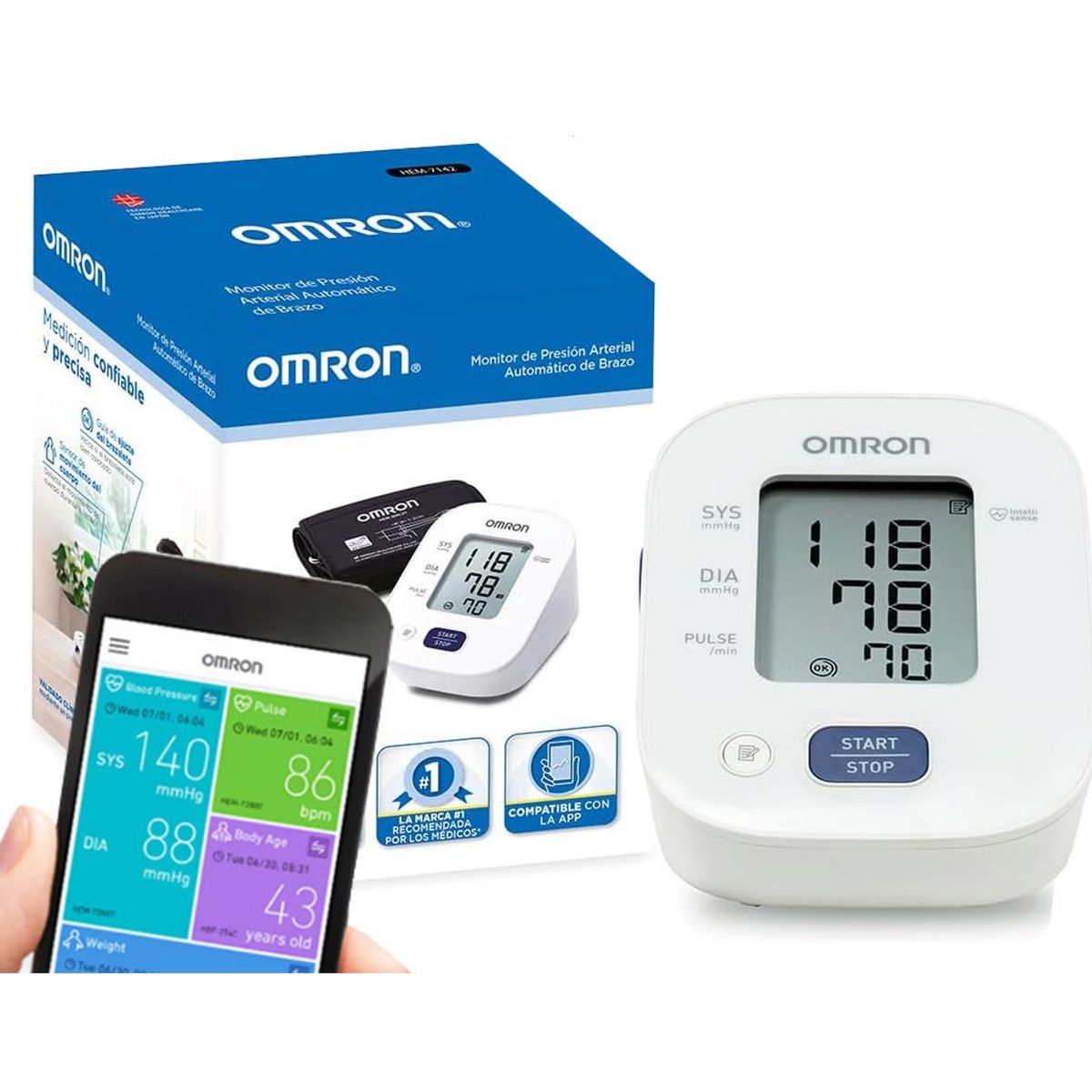 OMRON - TENSIOMETRO DE BRAZO OMRON 7121