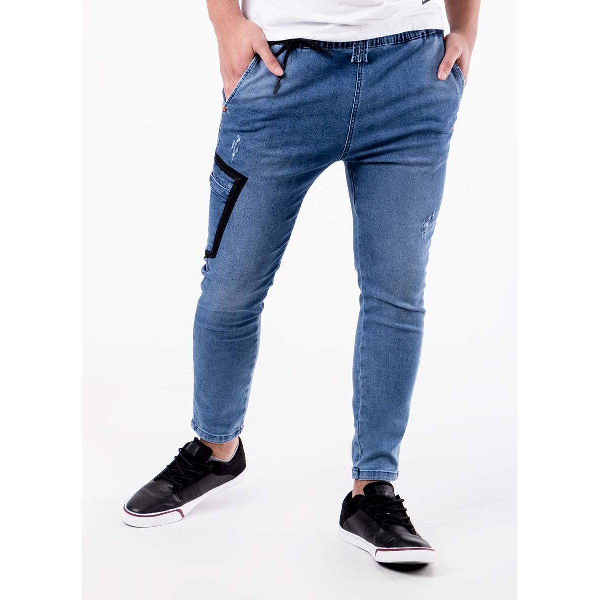 XERO TOLERANCE - Jogger Denim Stretch Lebrond Hombre
